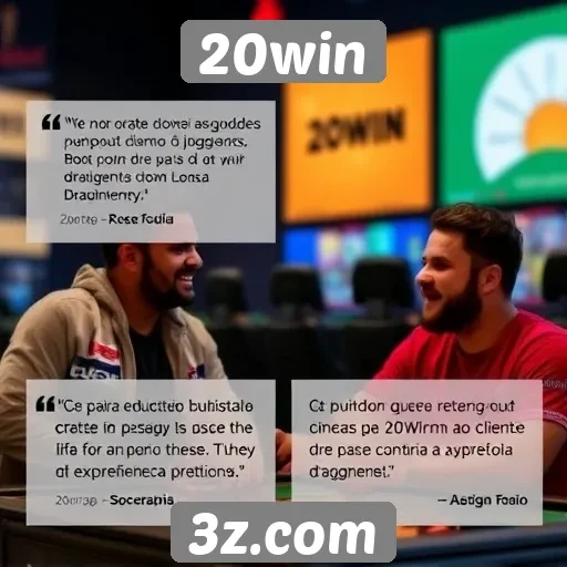 Opiniões de jogadores sobre o suporte do 20win